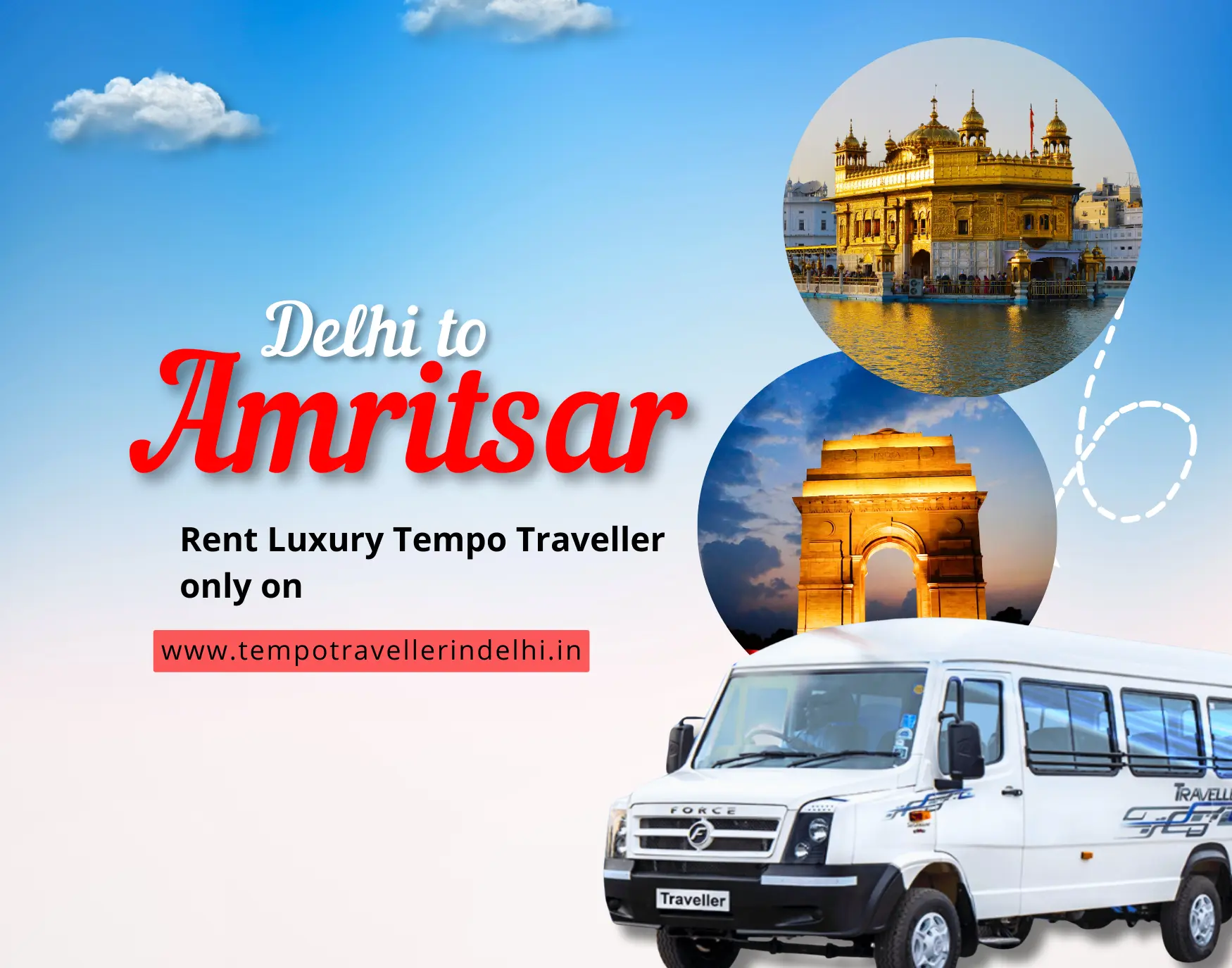 Delhi to Amritsar – 500 Km
