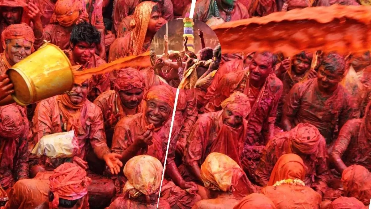 Water Holi in Mathura and Vrindavan